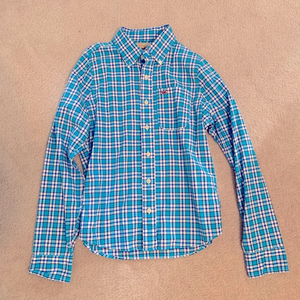 Men’s Hollister button down shirt, size S